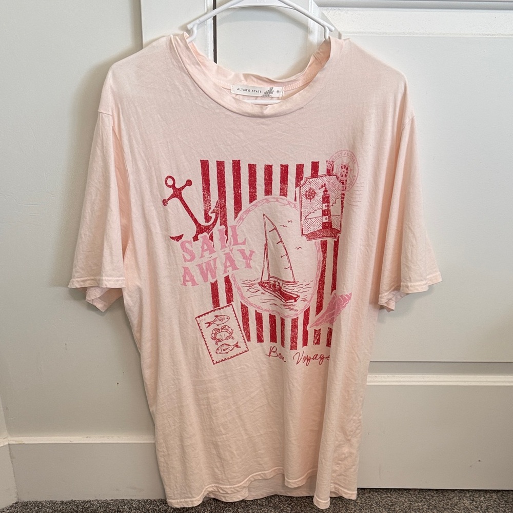 Altar'd State Light Pink Tee
